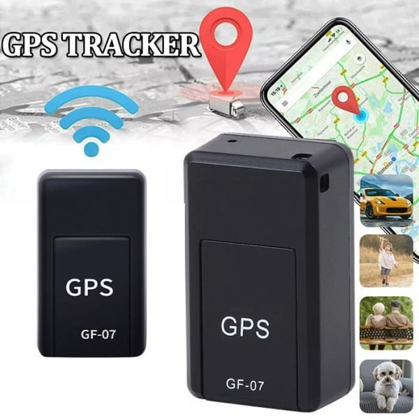 Mini bil GPS-lokator - AIHONTAI - GF07 - Realtidsopsporing - Tyverisikring - Sort