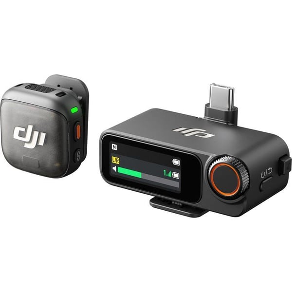 Trådløs mikrofonsæt - DJI - Mic 3 - 1 sender (TX) - 1 modtager (RX)