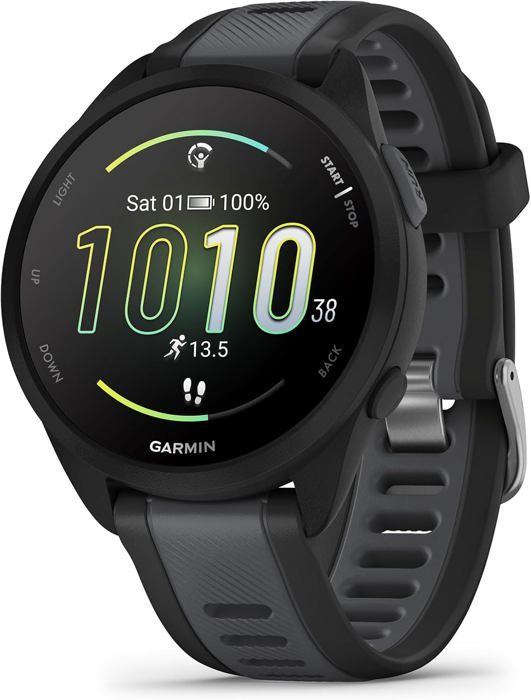 Löpande smartklocka - GARMIN - Forerunner - Inbyggd GPS - AMOLED-skärm - Batteritid 11 dagar