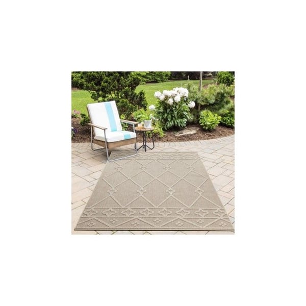 Teppe Balkong Kjøkken Terrasser Utendørs Innendørs skandinavisk geometrisk Beige krem (Dimensjon: 120x170 cm) Teppe Balkong Kjøkken Terrasser Utendørs Innendørs skandinavisk geometrisk Beige krem (Dimensjon: 120x170 cm)