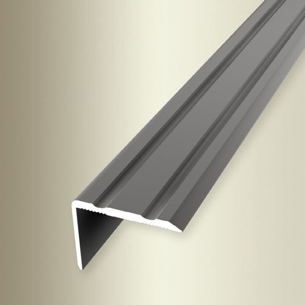PROVISTON Trappsteg & amp; Aluminiumvinkel 24,5 x 2500 mm Rostfritt stål Vinkel