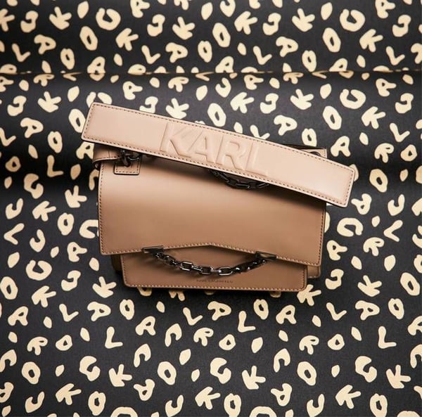 A.S. Creation Karl Lagerfeld 378564 tapet non-woven natur 0,53 m x 10,05 m metallisk