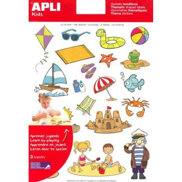Apli Agipa - Klistermärken Stranden x 60 Apli Agipa - Klistermärken Stranden x 60