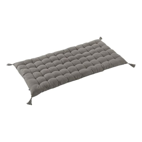 Solkudde med vattenavvisande pompom - UV-skyddande Utomhus "Kala" i Bomull 60 x 120 cm l'Effet Papillon