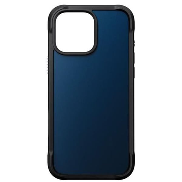 Coque för iPhone 16 Pro Max - Nomad - Förstärkt - Kompatibel med MagSafe - Repfria - Blå