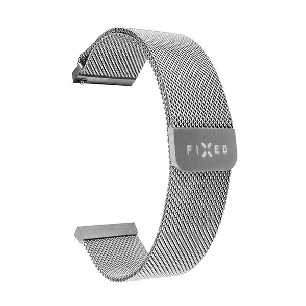 Armband - FIXERAT - Mesh - Rostfritt stål - 20 mm - Silverfärgad