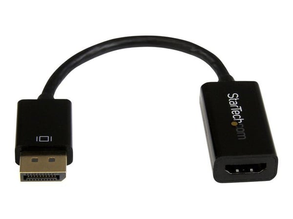 STARTECH.COM Aktiv DisplayPort 1,2 till HDMI 4K-adapter för stationär dator eller bärbar PC med DP-kompatibilitet
