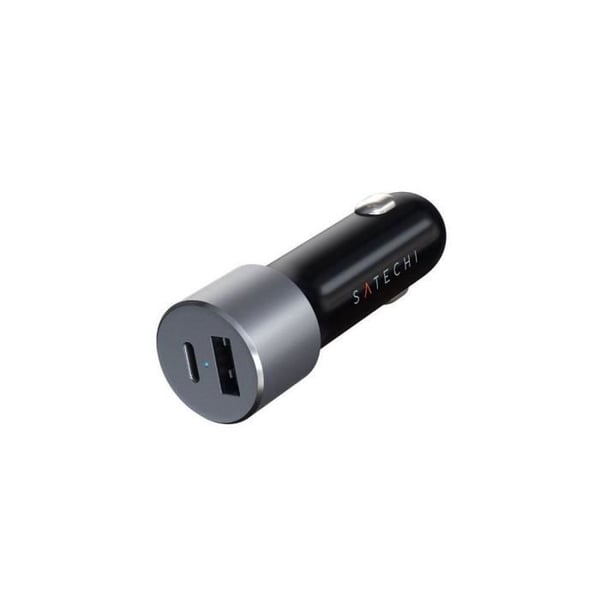 Tändstiftsadapter - Satechi - 72W - USB-C PD - Snabbladdning - Kompakt och elegant