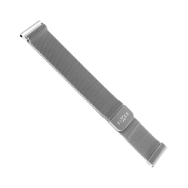 Armband - FIXERAT - Mesh - Rostfritt stål - 20 mm - Silverfärgad