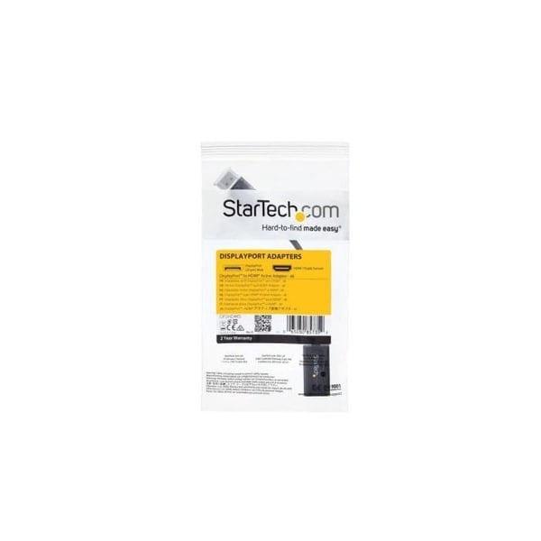 STARTECH.COM Aktiv DisplayPort 1,2 till HDMI 4K-adapter för stationär dator eller bärbar PC med DP-kompatibilitet