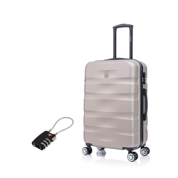 Medium suitcase 20kg 65cm | CELIMS AeroWave suitcase | ABS | Lock | Champagne