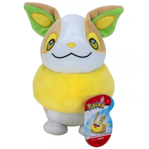 Pokémon Yamper/Voltoutou 20 cm plyschleksak - WICKED varumärke - PKW2358