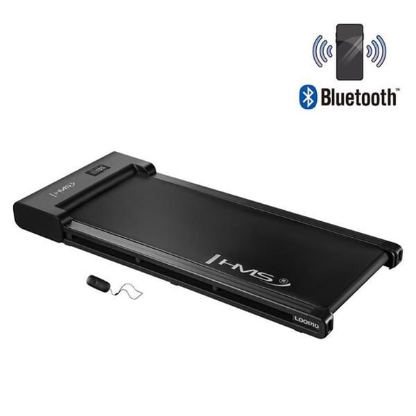 Fällbar elektrisk löpband - HMS - LOOP10 - 1,5 HK - Max hastighet 6 km/h - 120x52x11 cm - Vikt 20 kg