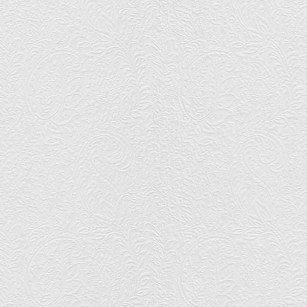 Målarfärg tapet 11032-01 Non-woven tapet Enfärgad 1,06 x 25 m Erismann RollOver27 vit
