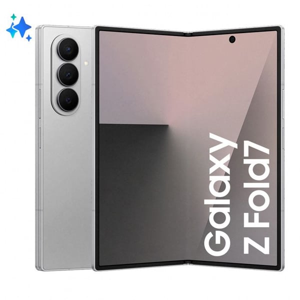 Samsung Galaxy Z Fold7 5G Smartphone Silver, 12GB RAM, 512GB Minne, 200MP