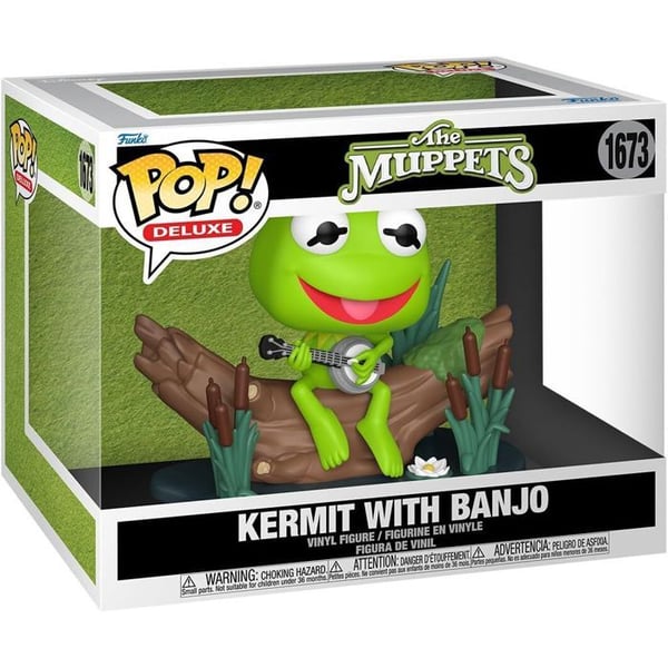 Figurine Funko Pop! Deluxe | The Muppets | Kermit med Banjo