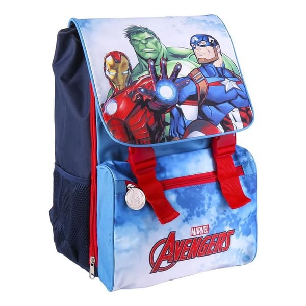 Utvidbar Avengers ryggsäck för grundskolan, Marvel superhjältar