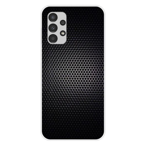 Silicone skall - Kompatibel med Samsung Galaxy A13 4G - design mörk metall
