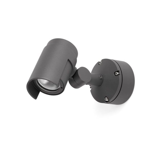 Grå exteriör strålkastare Foc COB LED 15W - FARO - 70156