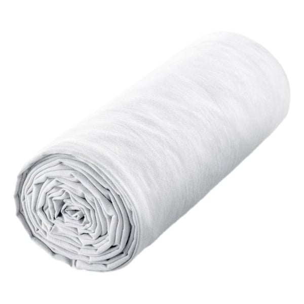 "Drift" påslakan i 100% tvättad bomull, 57 trådar/cm², alla storlekar - Vit - 180 x 200 cm med 30 cm kant - Vit -