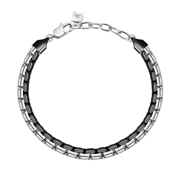 Armband - SALS55 - Stål - Svart - 22 cm - Man