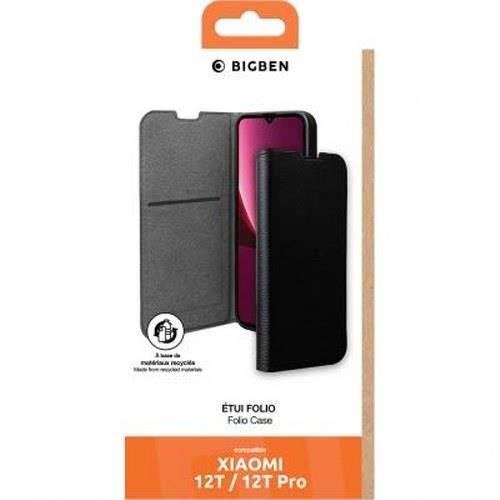Fodral till Xiaomi 12T / 12T Pro - BIGBEN CONNECTED - Folioplånbok med korthållare och videostöd