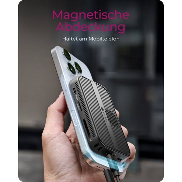 Dockningsstation USB-C - ICY BOX - IB-DK4071M-CU31 - HDMI 4K - Power Delivery 100W - Plug & Play