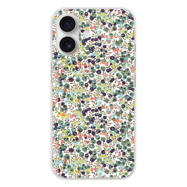 Tryckt silikonfodral kompatibelt Apple iPhone 16 Liberty Wiltshire Green