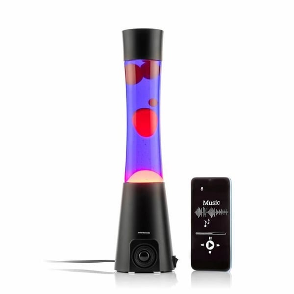 Lavalampa - INNOVAGOODS - Maglamp InnovaGoods - Bluetooth-högtalare 5.0 - Vintage - Svart