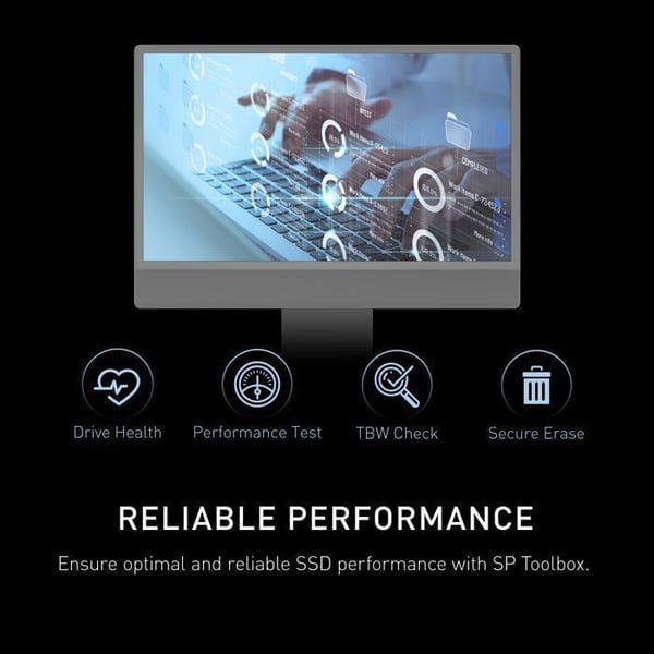 Sisäinen SSD-levy - Silicon Power - US75 - 2To - NVMe PCIe Gen4x4 - M.2 2280