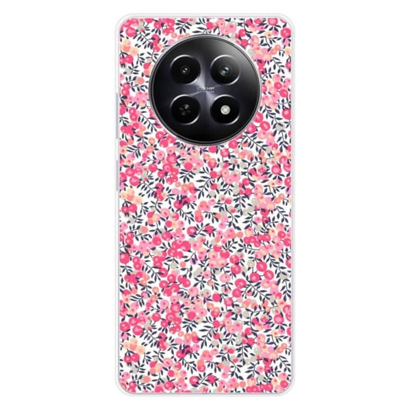 1001Coques - Silikonfodral kompatibelt med Realme 12 5G - Liberty Wiltshire Rose-mönster - Originaldesign tryckt i Frankrike