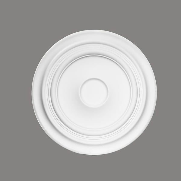 Mardom Rosett Kuppelplafond B3038 Profoam 615 x 40 x 615 mm Vit Rund takrosett