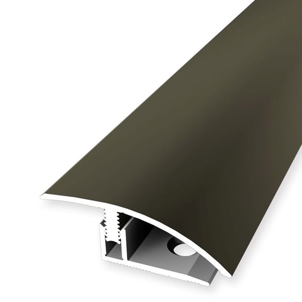 PROVISTON Üvergångsprofil Laminatkompensation l 39 mm Kompensation H 7 - 12 mm L 900 mm Aluminiumprofil Brons...