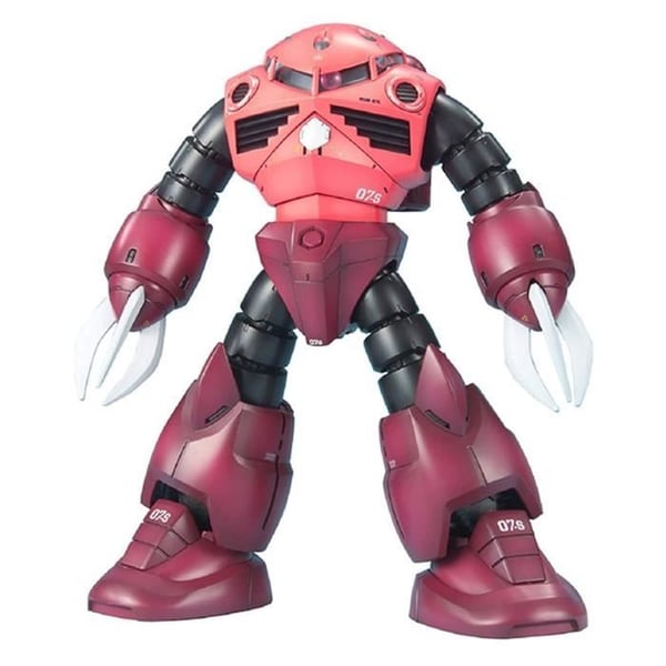 Gundam modellsats - Msm-07 Z'Gok (Char'S Custom) Gunpla MG 1/100 - Bandai Hobby - Vit - Plast