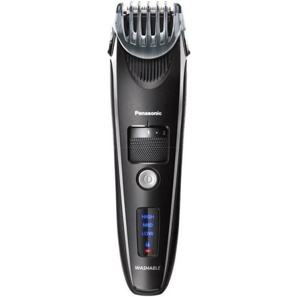 Panasonic ER-SB40-K803 Skäggtrimmer för män, vattentät sladdlös, 20 inställningar, överlägsna blad, kam, sladdlös drift, I