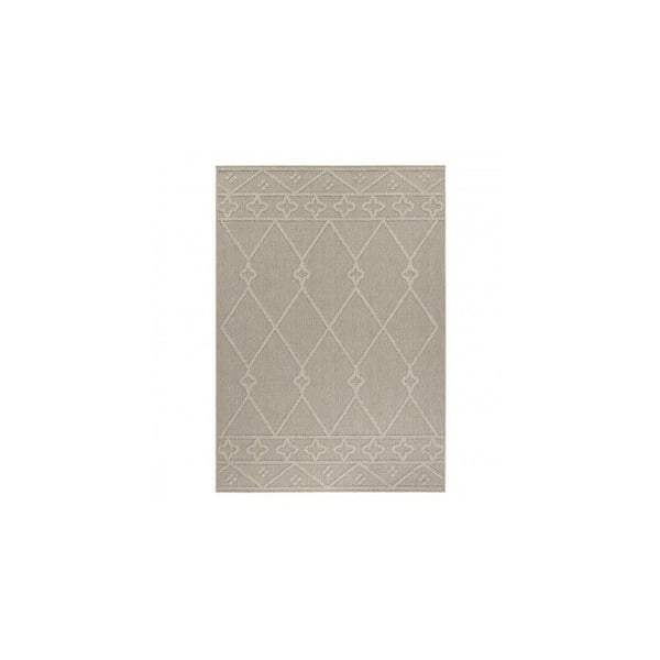 Mattan Balkong Kök Terrasser Utomhus Inomhus Skandinavisk Geometrisk Beige Kräm (Dimension: 80x150 cm)
