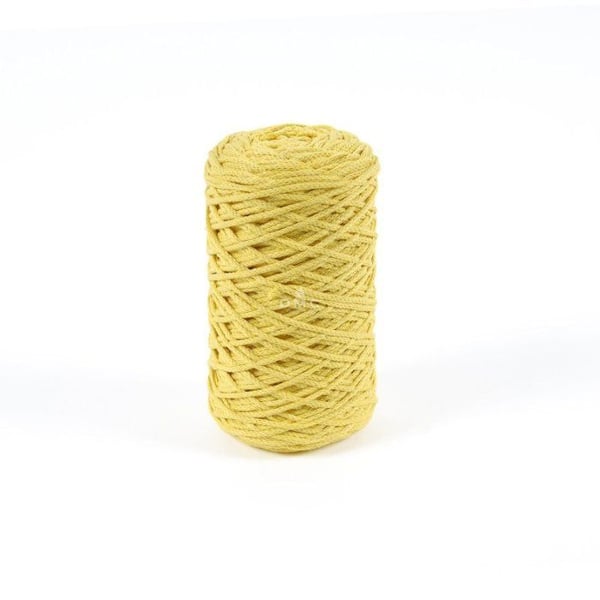 DMC - Återvunnen bomullstråd Eco Vita 4mm 250g Col. 09 gul