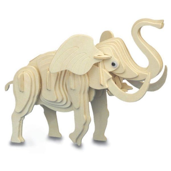 Kaj - Trämodell Elefant
