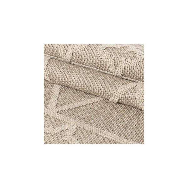 Mattan Balkong Kök Terrasser Utomhus Inomhus Skandinavisk Geometrisk Beige Kräm (Dimension: 80x150 cm)