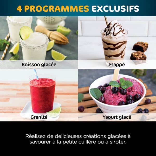 NINJA glassmaskin - CREAMi Deluxe NC502EU - 2 inkluderade behållare 709ml - 10 program