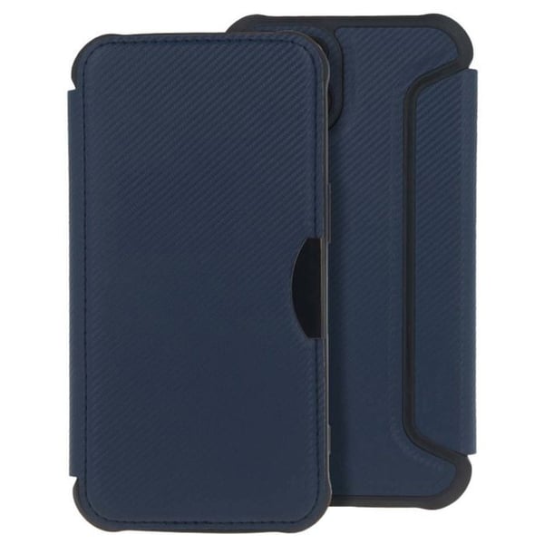 Folioetui - Smart Carbon - Samsung Galaxy S23 FE - TPU - Magnetisk stängning - Kortficka