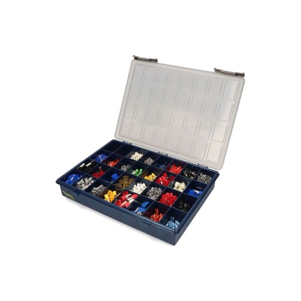 Plastlåda med assorterade isolerade punkter 3 800 enhet