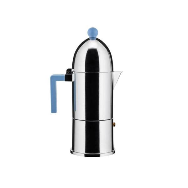 LA CUPOLA Kaffekanna blå 6 koppar induktion Alessi LA CUPOLA Kaffekanna blå 6 koppar induktion Alessi
