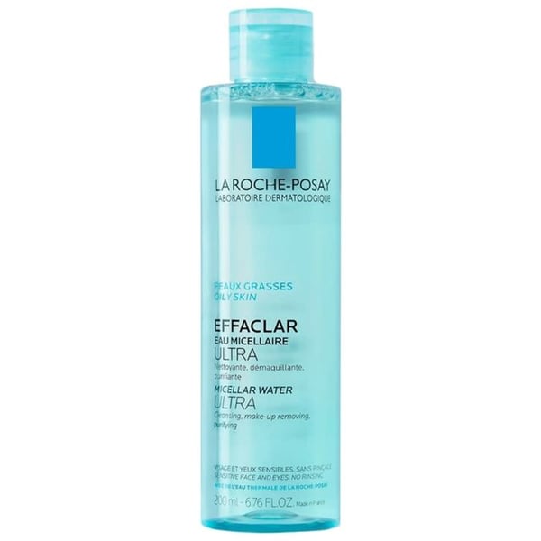 Micellärt vatten - LA ROCHE POSAY - EFFACLAR - 200 ml - Allergivänligt - Alla hudtyper