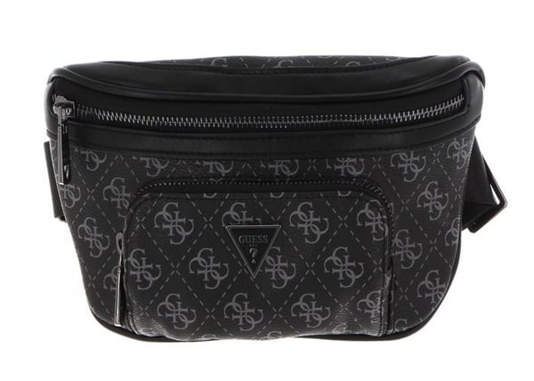 GISS Sac banane svart grå för män - Vezzola Smart Compact Bum Bag Mörk Svart 211111