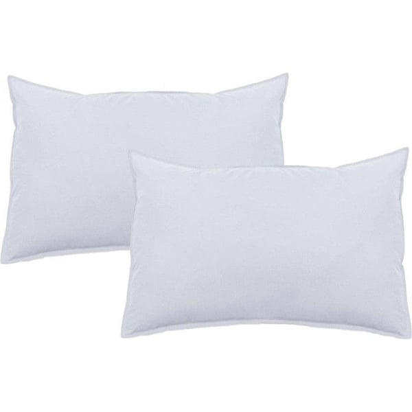 Set med 2 örngott Palace i 100% tvättad bomull 63 trådar/cm² Vent du sud - Palace Neige - Set med 2 örngott 50 x 70 cm