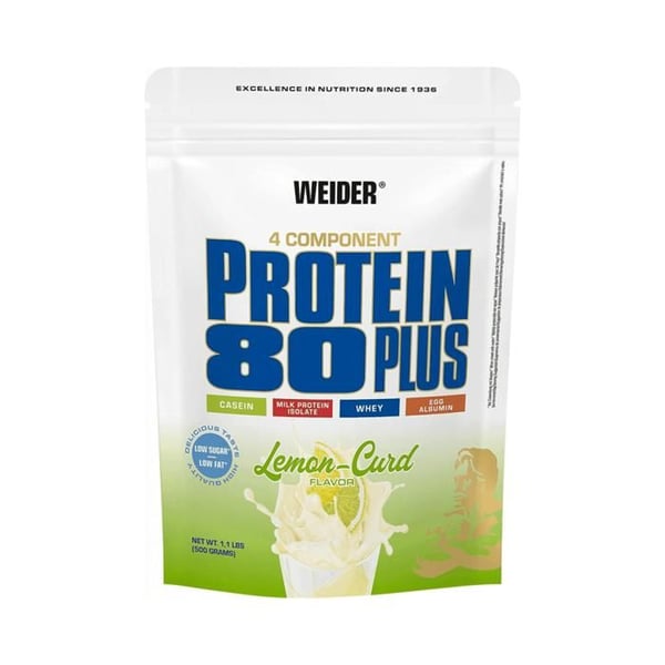 WEIDER Proteinpåse 80+ Citron 500g