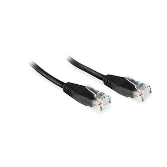 Nätverkskabel - MICRO CONNECT - U/UTP CAT6 - 0,25M - Svart - PVC