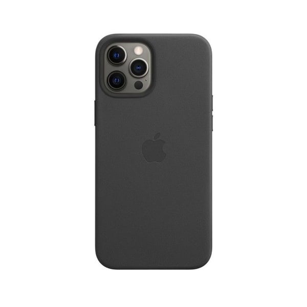 Original iPhone 12 Pro Max MagSafe läderfodral svart MHKM3ZE/A