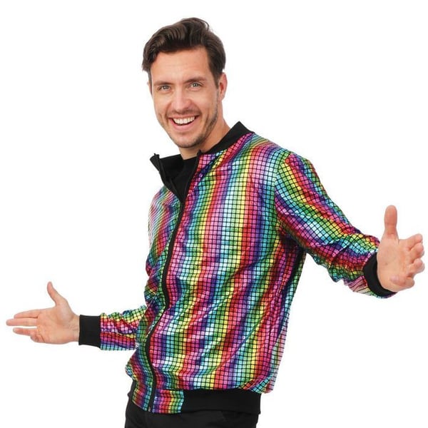 Discojacka - PTIT CLOWN - PTIT CLOWN - Flerfärgad - Storlek L/XL - Karneval/Halloween/Cosplay